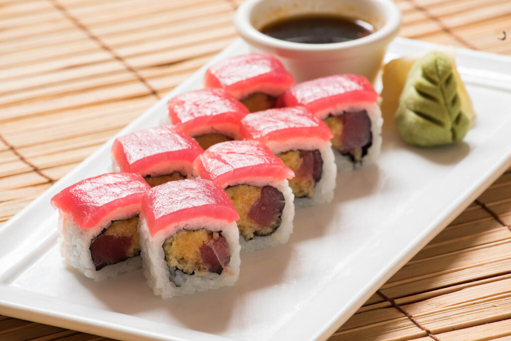 Double Yellowtail Roll 12.95